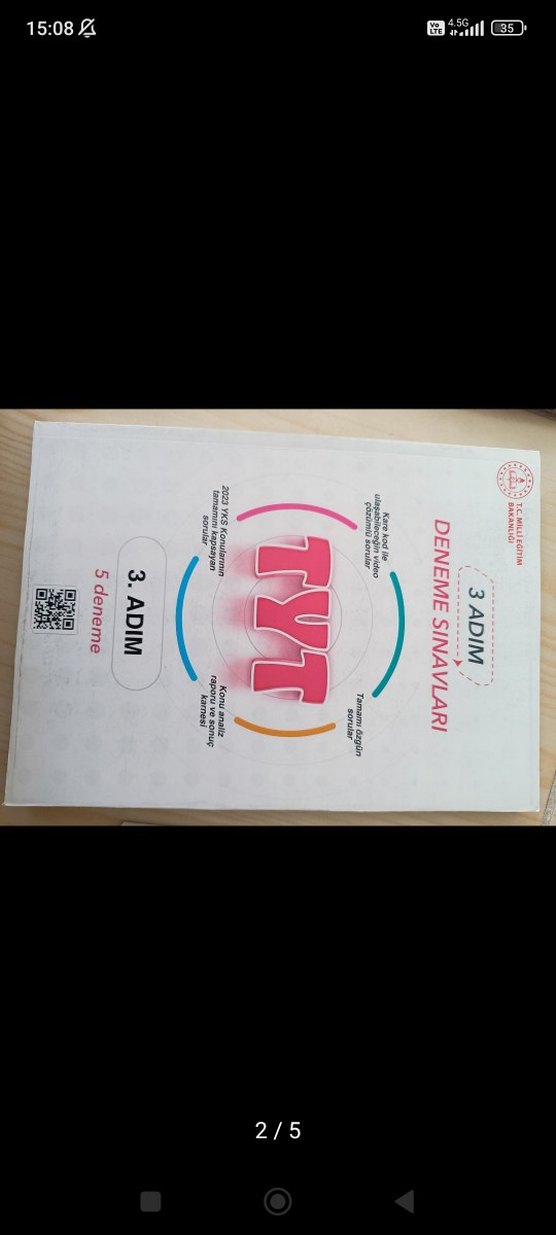 3 Adım Deneme Sınavları TYT Sayısal - Görsel 2