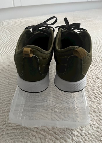 40,5 Beden yeşil Renk Unisex Haki Spor Ayakkabı Velcro Detaylı