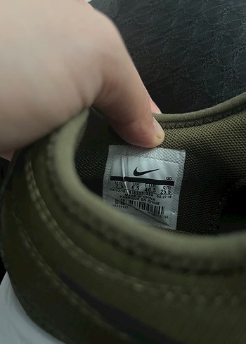 Nike Unisex Haki Spor Ayakkabı Velcro Detaylı
