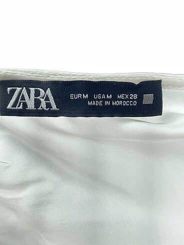 m Beden beyaz Renk Zara Uzun Etek %70 İndirimli.