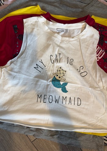 Kız çocukları için crop mini üst tişört - Görsel 5