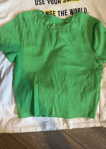 Kız çocukları için crop mini üst tişört - Görsel 9