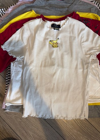 Kız çocukları için crop mini üst tişört - Görsel 6