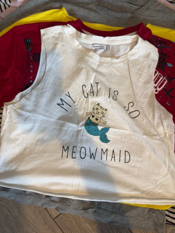 Kız çocukları için crop mini üst tişört - Görsel 5