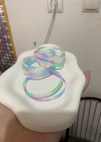  Beden Pastel Renkli Elastik Kadın Bileklik