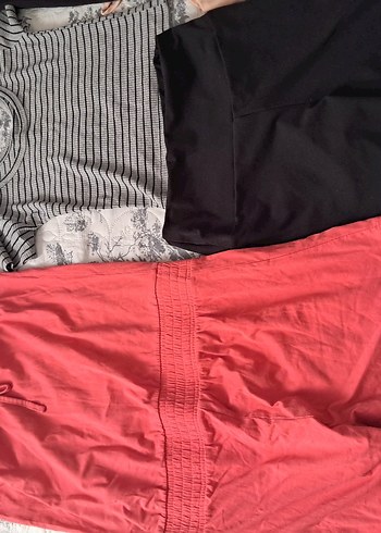 Gri Mini Hamile Şortu - Görsel 3