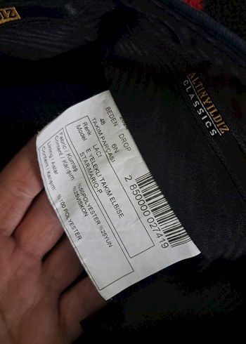 Erkek Lacivert Regular Fit Pilili Pantolon - Görsel 3