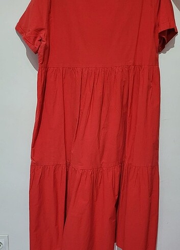 xl Beden kırmızı Renk Lcw xl beden elbise