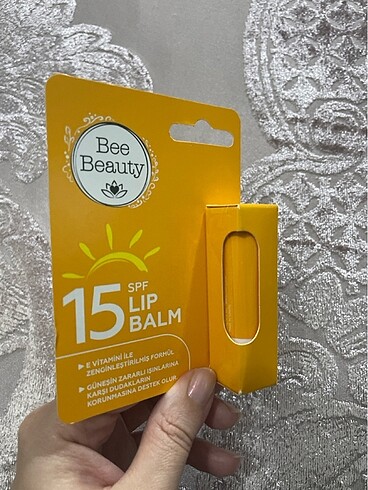 Bee beauty 15 spf lip balm - Görsel 3