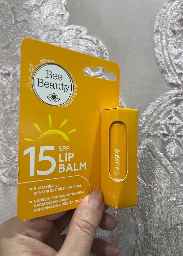 Bee beauty 15 spf lip balm - Görsel 4