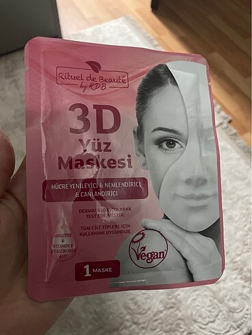 Rituel de beaute 3D yüz maskesi