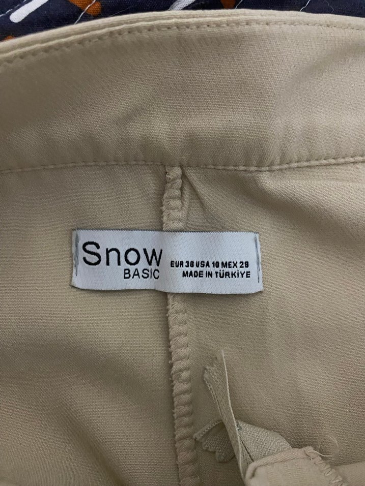 Bej Kadın Mini Pilili Etek - Görsel 4