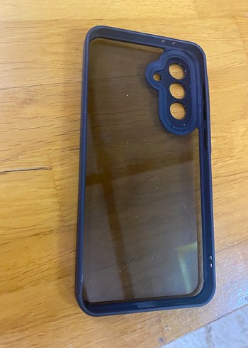 Şeffaf Siyah Telefon Kılıfı a56 Samsung - Görsel 2