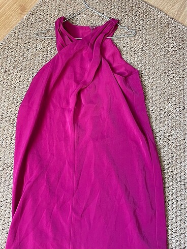Pembe mango elbise