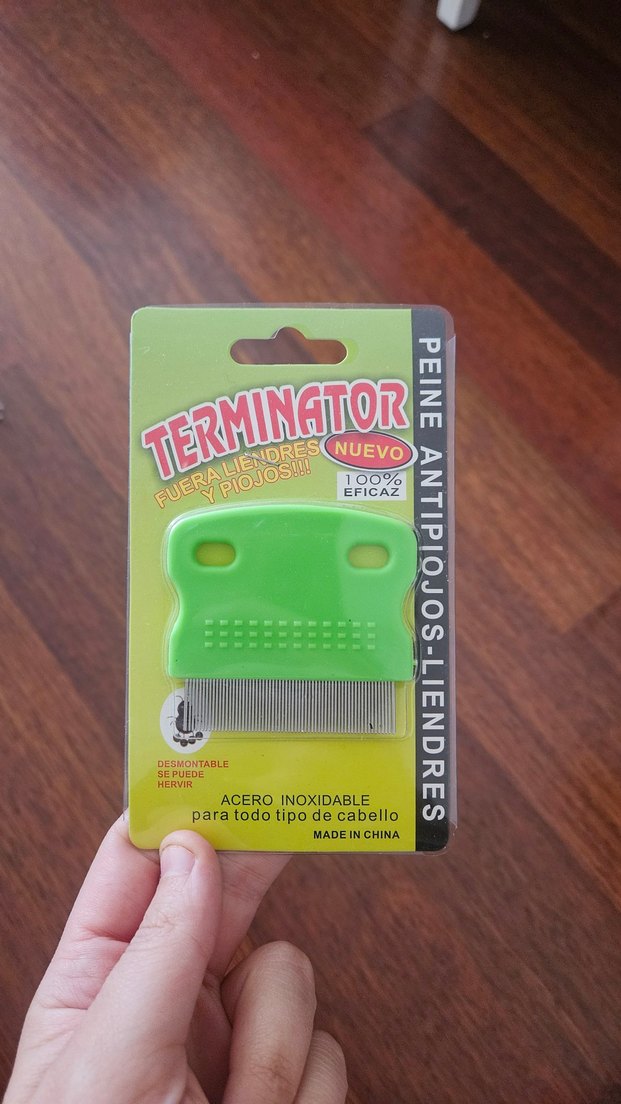 Yeşil Paslanmaz Çelik Pire Tarağı - Görsel 2