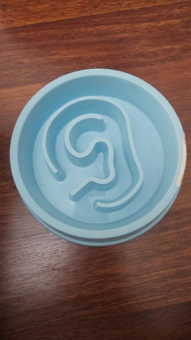 Mavi yavaş yeme mama kabı - Görsel 2