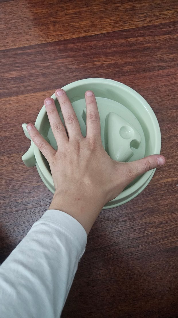 Pastel Yeşil köpek yavaş yeme mama kabı - Görsel 4