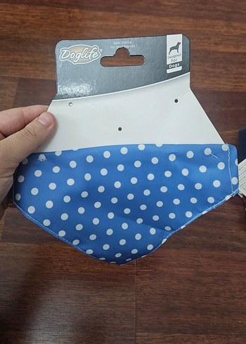 Mavi Puantiyeli köpek fuları