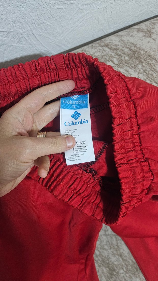 Columbia Kırmızı Rahat Outdoor Eşofman Altı - Görsel 4