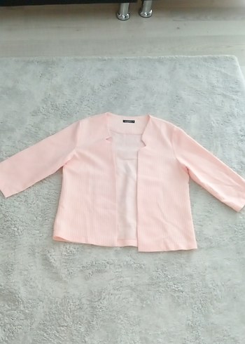 Pembe Mini Kadın Blazer Ceket