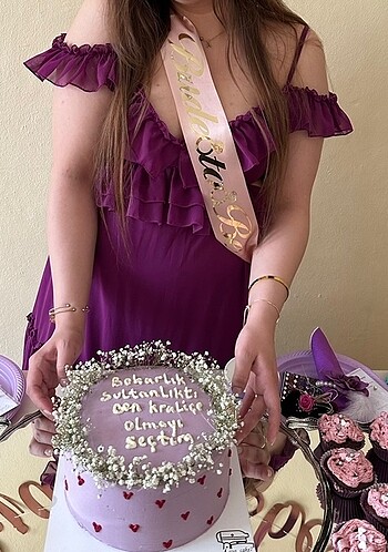 42 Beden Bride parti elbisesi