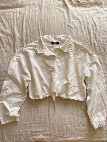 Trendyolmilla Beyaz Crop Bluz