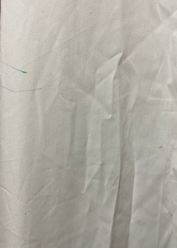 Beyaz -ekte Kemerli Pamuklu Kadın Pantolon - Görsel 9