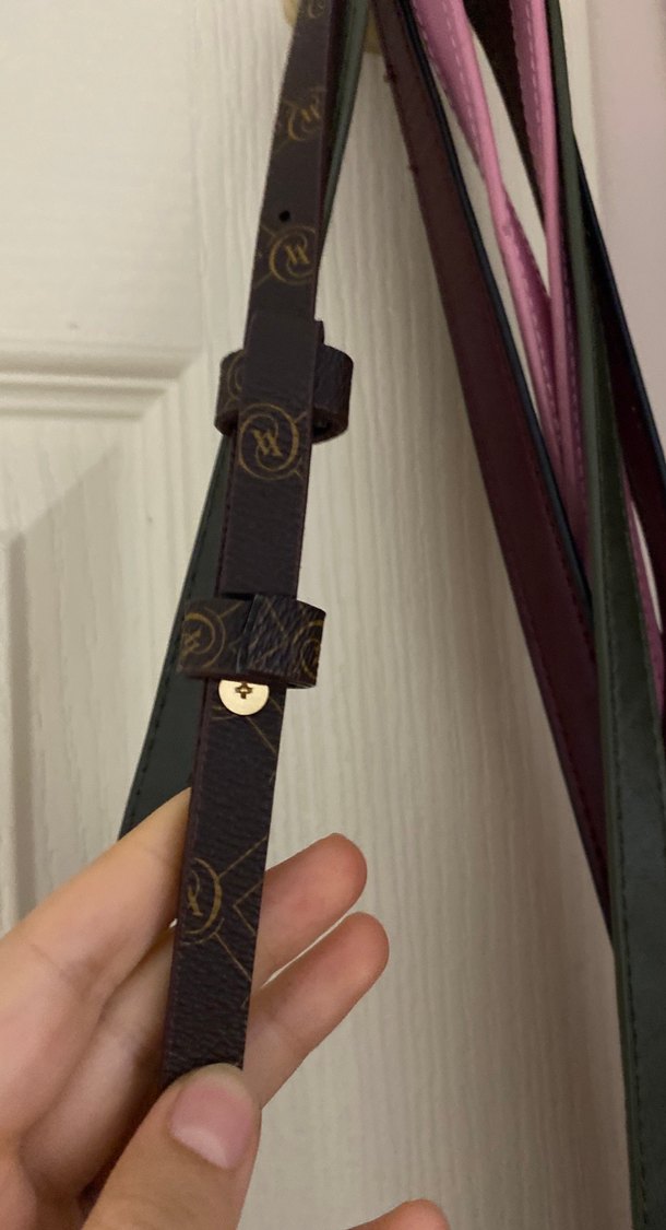 Kahverengi Desenli Kadın Deri Çanta Vakko - Görsel 3