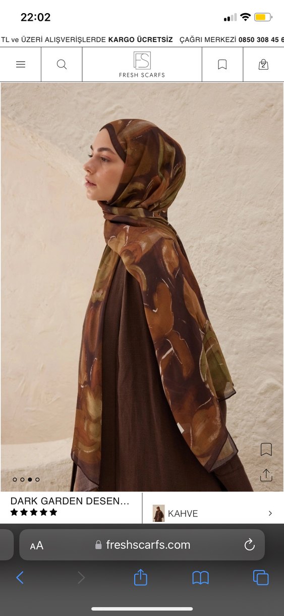 Freshscarf Rami şal - Görsel 3