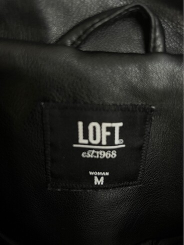 m Beden siyah Renk Loft Oversize Deri Ceket
