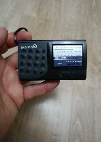 Radisson Siyah Mini Radyo el r adyosu