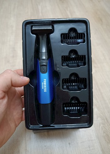 Beden Powertec Vücut Tıraş Makinesi TR-650 Mavi Arizali