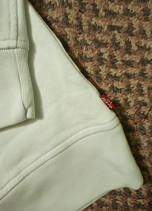 s Beden beyaz Renk Sıfır orjinal Levi's sweatshirt s beden