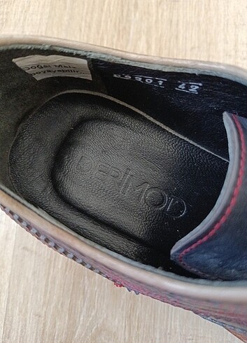 sıfır gibi orjinal Derimod Oxford gerçek deri 42 - Görsel 7