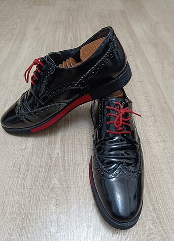 Orjinal tergan gerçek deri rugan oxford hafif tabanlı 42 - Görsel 6