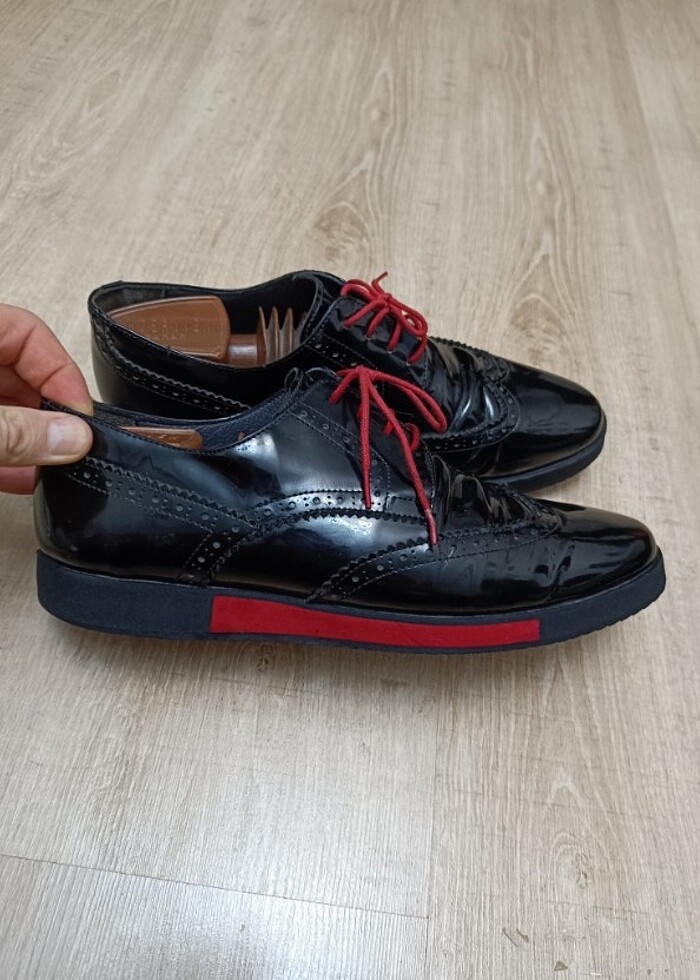 Orjinal tergan gerçek deri rugan oxford hafif tabanlı 42 - Görsel 4