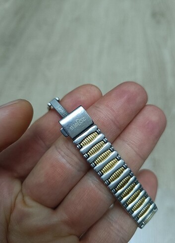 Beden altın Renk orjinal sandoz İsveç saati Vintage