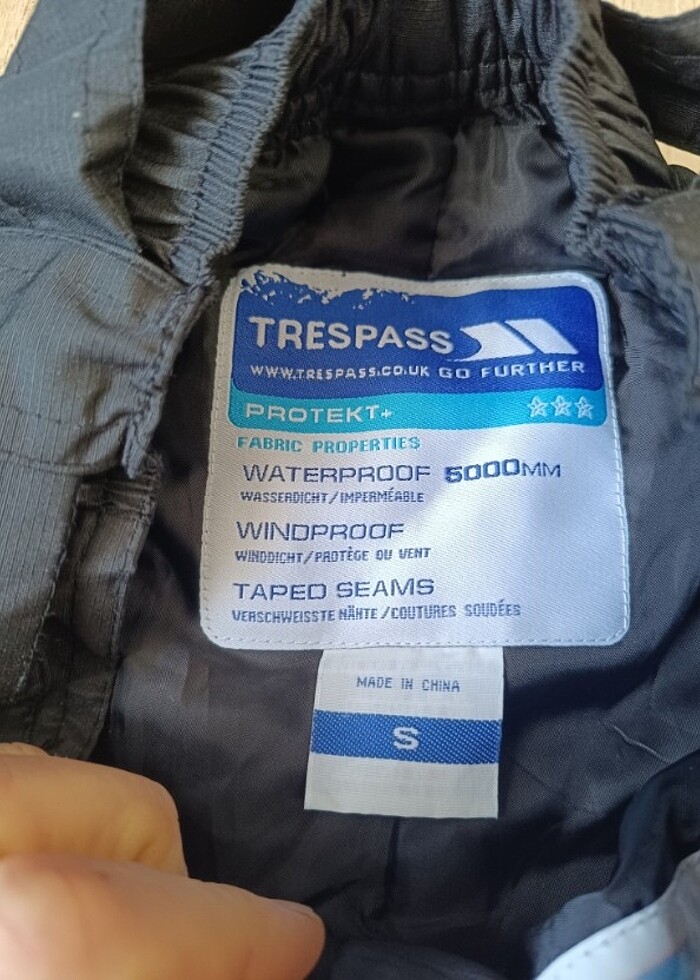 Orjinal Trespass kar kayak pantolonu S su gecirmez - Görsel 5