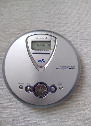 Sony CD walkman radyo fm cd mp3