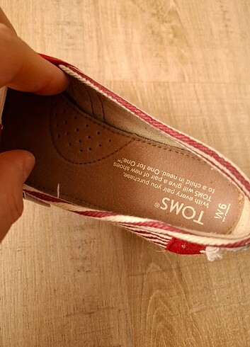 37 Beden Orjinal.toms espadril 6w 36.5-37