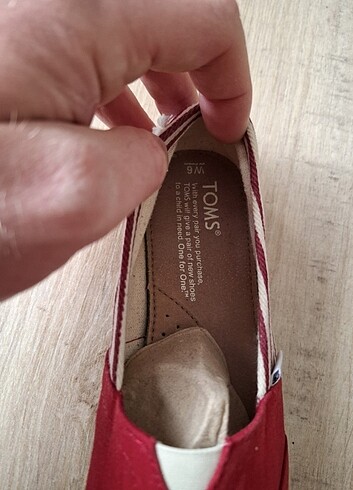 Orjinal.toms espadril 6w 36.5-37 - Görsel 6