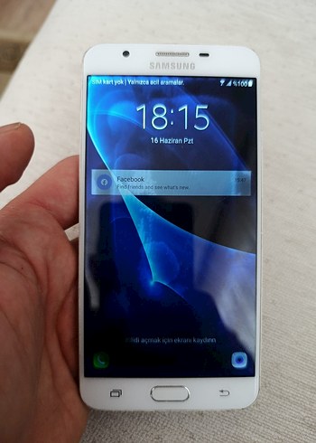 Samsung j7 prime cep telefonu çift hatlı