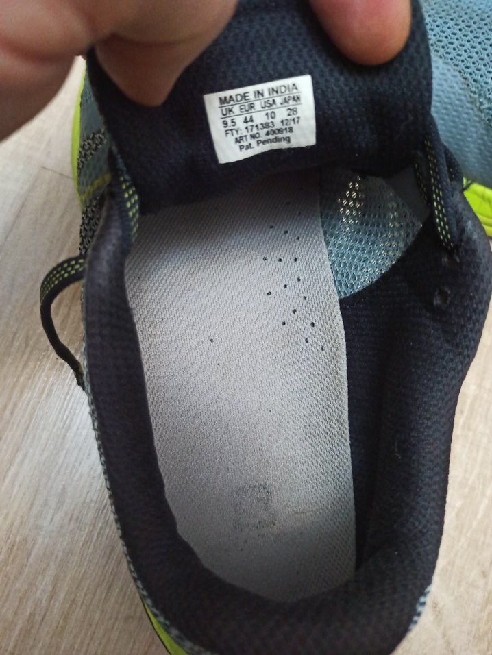 Salomon Gri Mavi Spor Ayakkabı Velcro 44 - Görsel 2