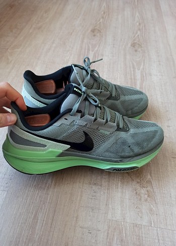 nike Air zoom structure 45Gri Bağcıklı Erkek Koşu Ayakkabısı - Görsel 6