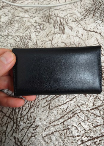 Sıfır Petek gerçek deri Anahtarlık İsviçre çeliğinden patentli - Görsel 3