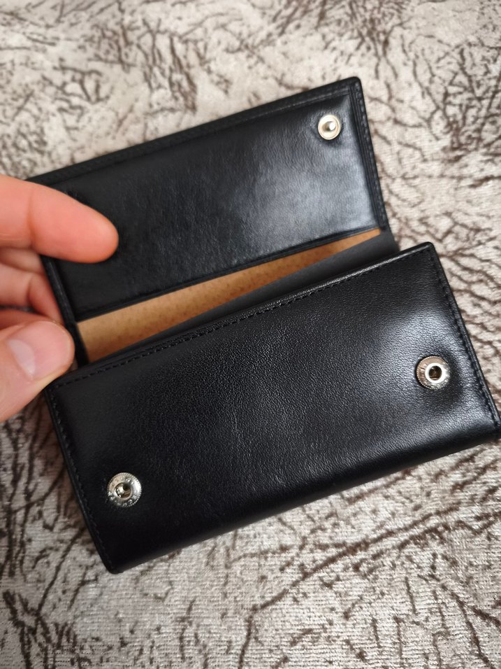 Sıfır Petek gerçek deri Anahtarlık İsviçre çeliğinden patentli - Görsel 4