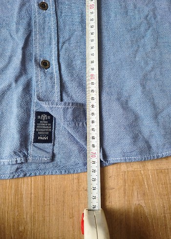 Çok Renkli Pamuklu Uzun Kollu Erkek Gömlek - Görsel 6