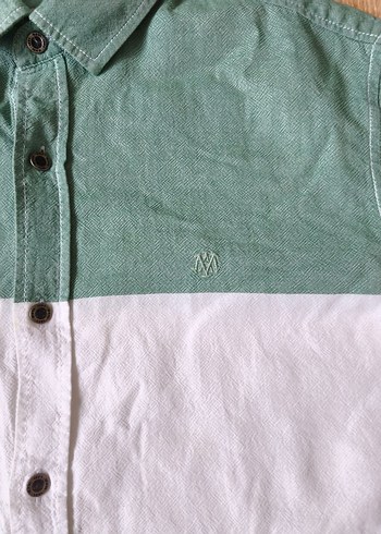 Çok Renkli Pamuklu Uzun Kollu Erkek Gömlek - Görsel 3