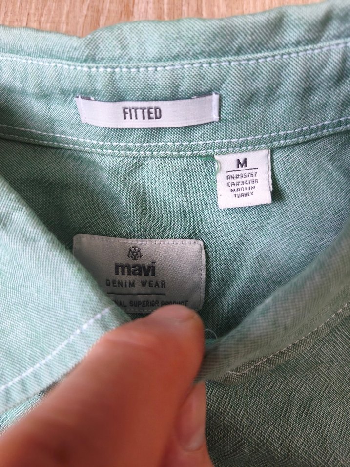 Çok Renkli Pamuklu Uzun Kollu Erkek Gömlek - Görsel 4