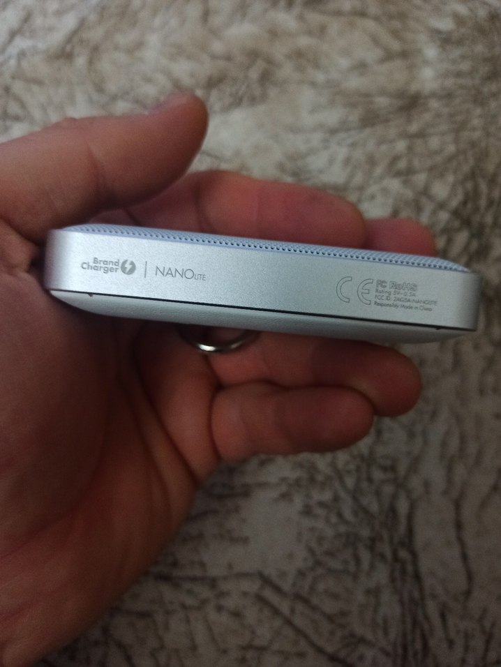 Sıfır Nano Lite cep hoparlörü Beyaz Gri Bluetooth Hoparlör - Görsel 3